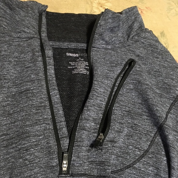 JACKET SWESS TECH MED 38/40 GRAY QUARTER ZIP - Picture 3 of 10